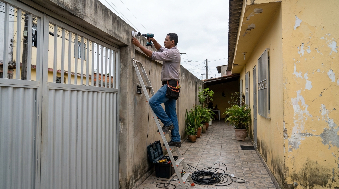 Instalacao de cameras de seguranca profissional em Cuiabá‑MT