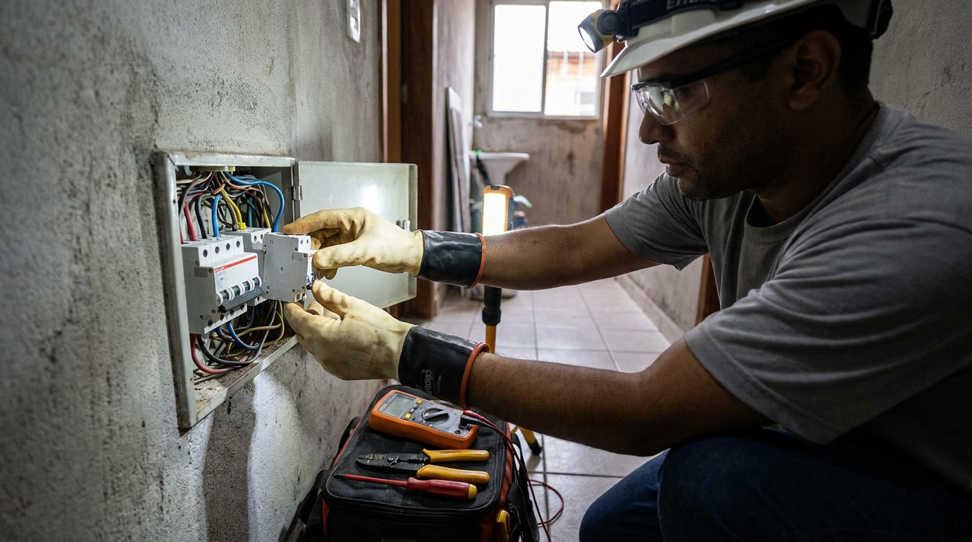Instalacao de disjuntor profissional em Cuiabá‑MT
