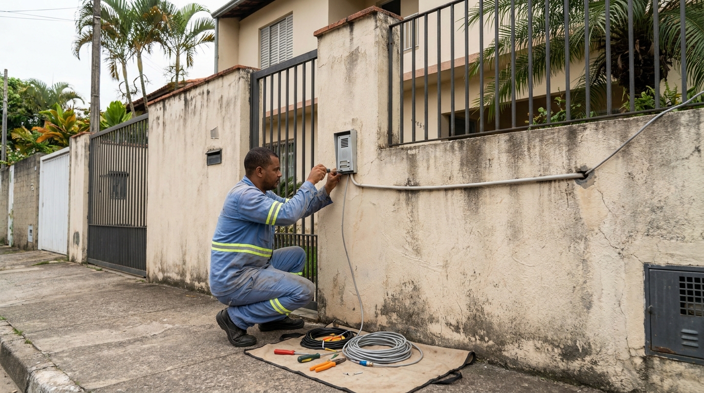Instalacao de video porteiro em Cuiabá‑MT