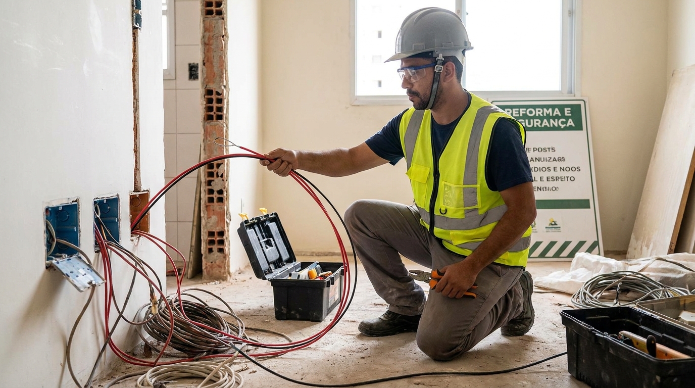 Troca de fiacao eletrica em Cuiabá‑MT