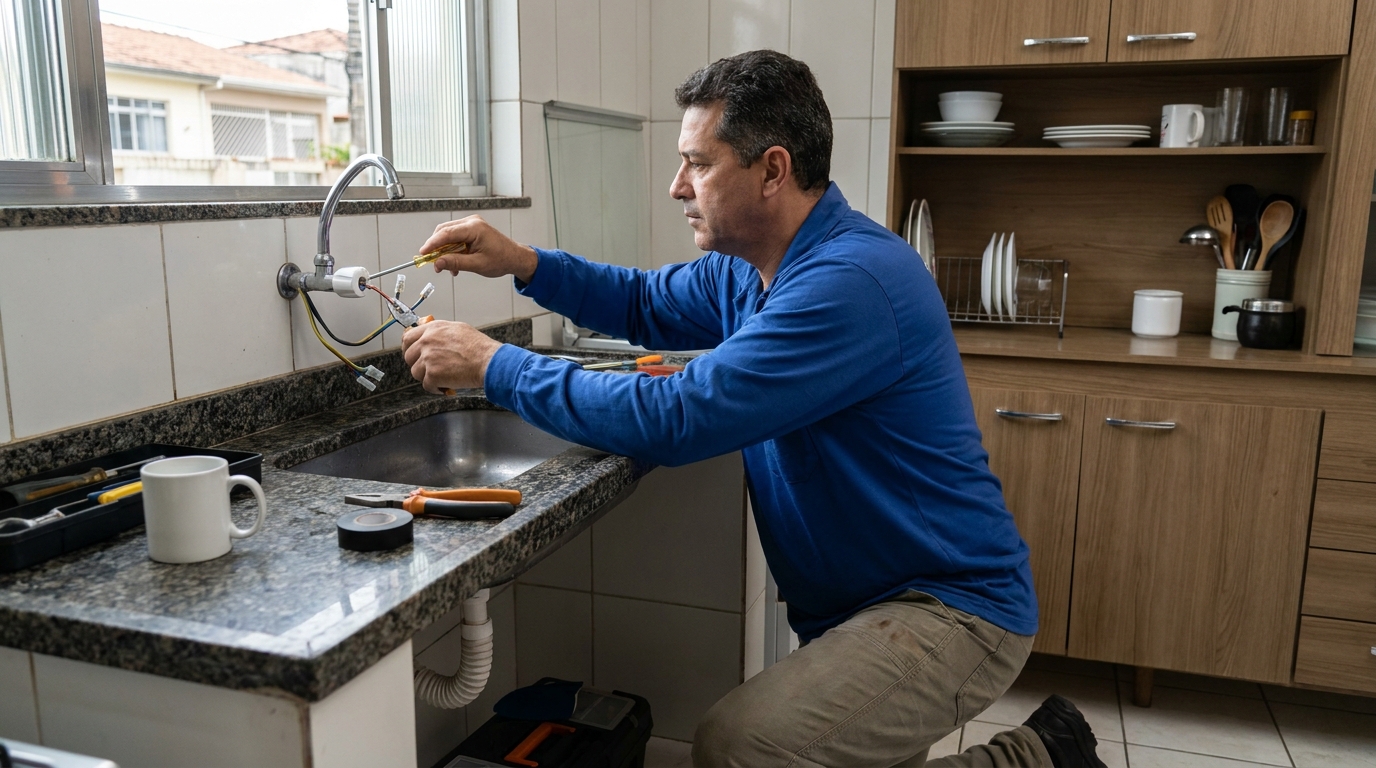 Troca de torneira eletrica em Cuiabá‑MT